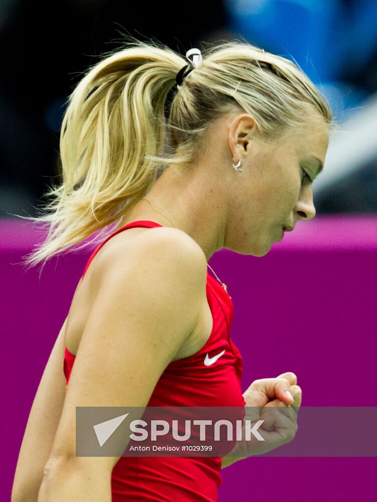 Tennis. 2012 Federation Cup. Russia vs. Spain