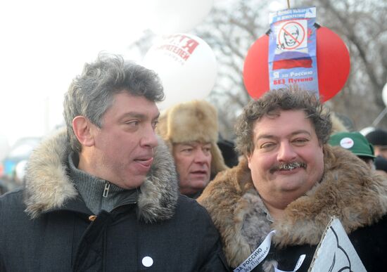 For Fair Election march and rally in Moscow