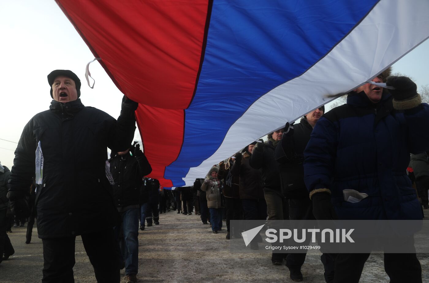 For Fair Election march and rally in Moscow
