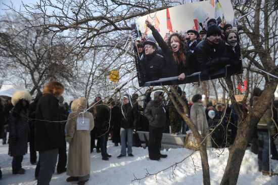 For Fair Election march and rally in Moscow