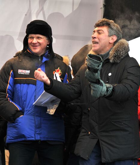 For Fair Election march and rally in Moscow