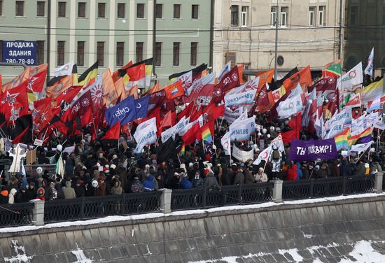For Fair Election march and rally in Moscow