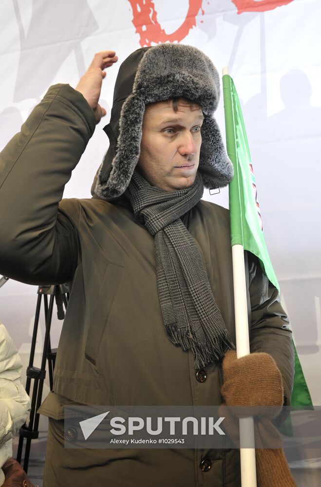 For Fair Election march and rally in Moscow