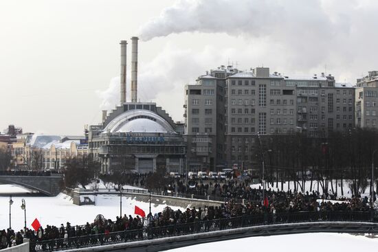 For Fair Election march and rally in Moscow