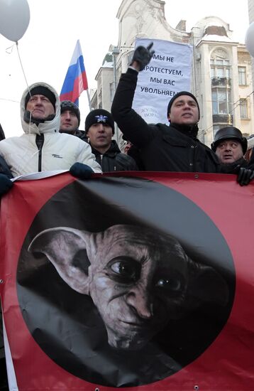 For Fair Elections march and rally in St Petersburg
