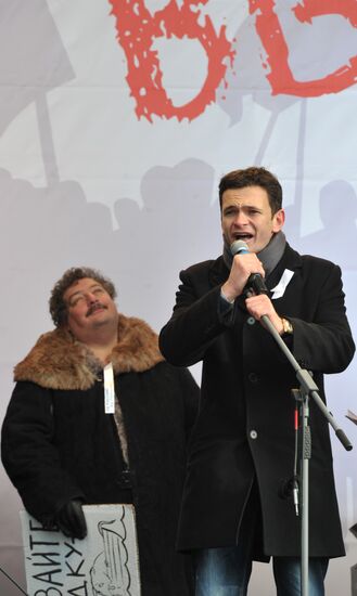 For Fair Election march and rally in Moscow