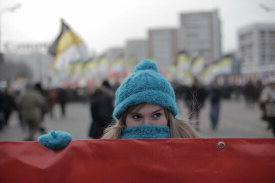 For Fair Election march and rally in Moscow