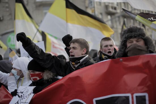 For Fair Election march and rally in Moscow
