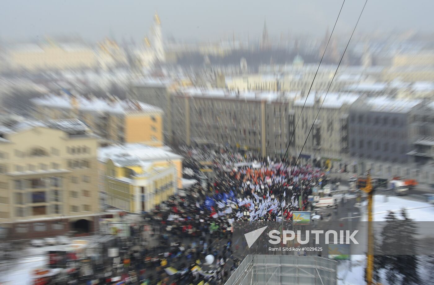 For Fair Election march and rally in Moscow