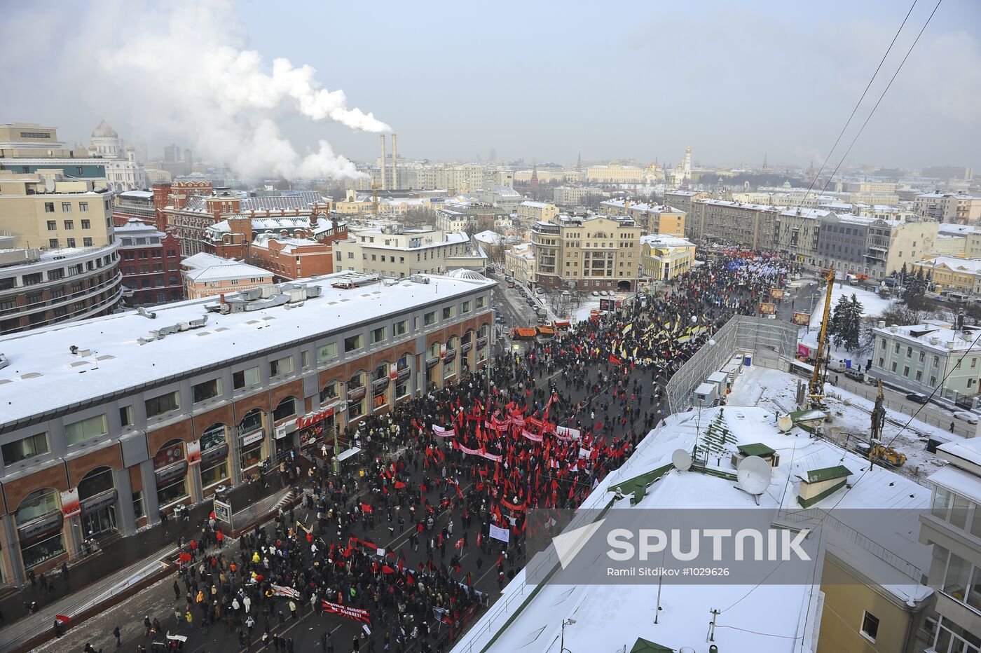 For Fair Election march and rally in Moscow