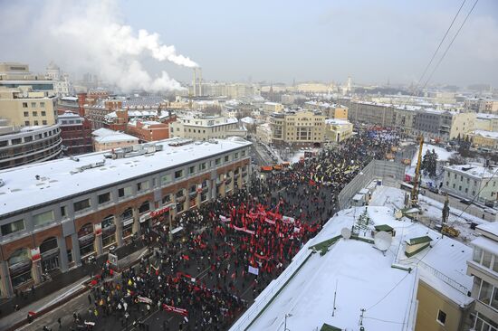 For Fair Election march and rally in Moscow