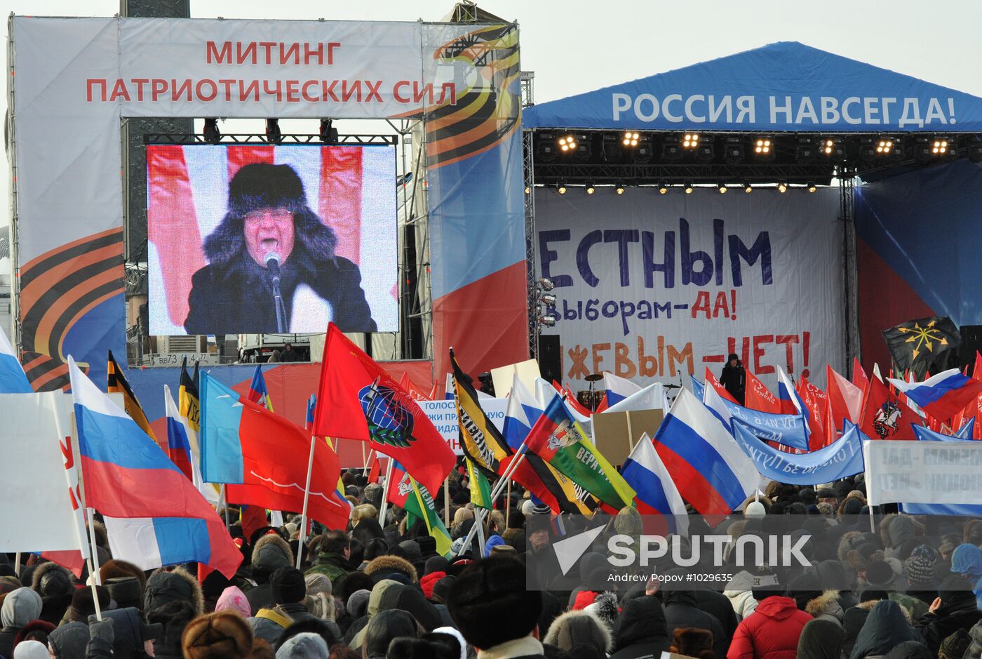 Rally on Poklonnaya Hill