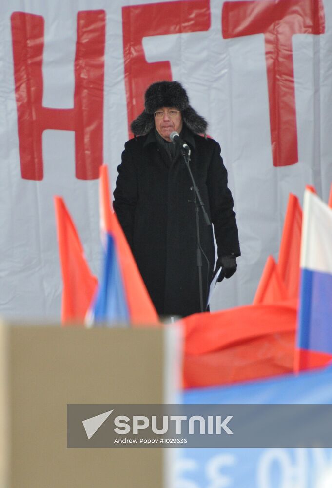 Rally on Poklonnaya Hill
