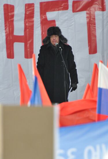 Rally on Poklonnaya Hill