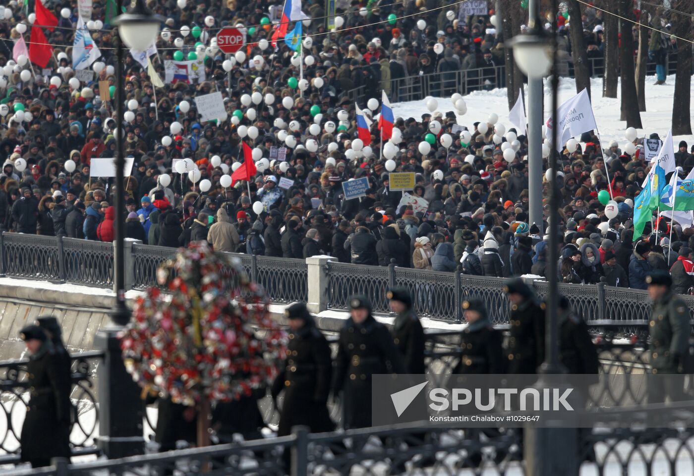 For Fair Election march and rally in Moscow