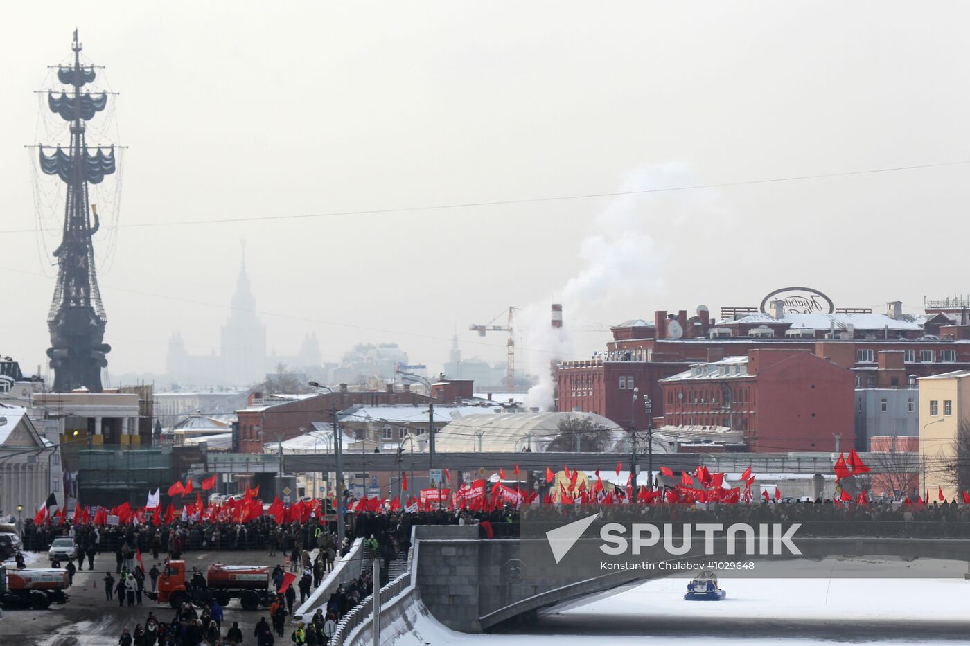 For Fair Election march and rally in Moscow