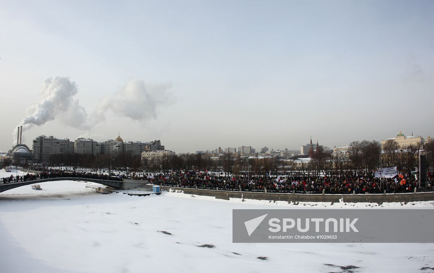 For Fair Election march and rally in Moscow