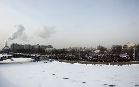 For Fair Election march and rally in Moscow