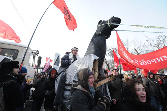 For Fair Election march and rally in Moscow