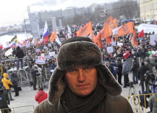 For Fair Election march and rally in Moscow