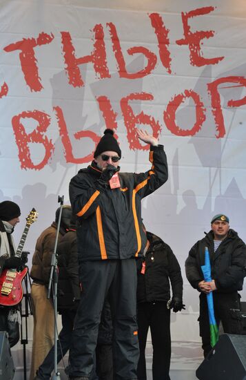 For Fair Election march and rally in Moscow