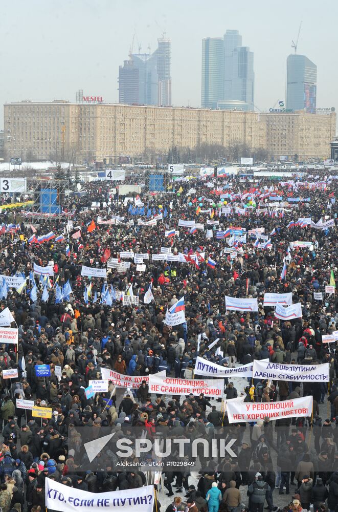 Rally on Poklonnaya Hill
