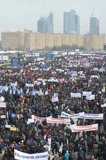 Rally on Poklonnaya Hill
