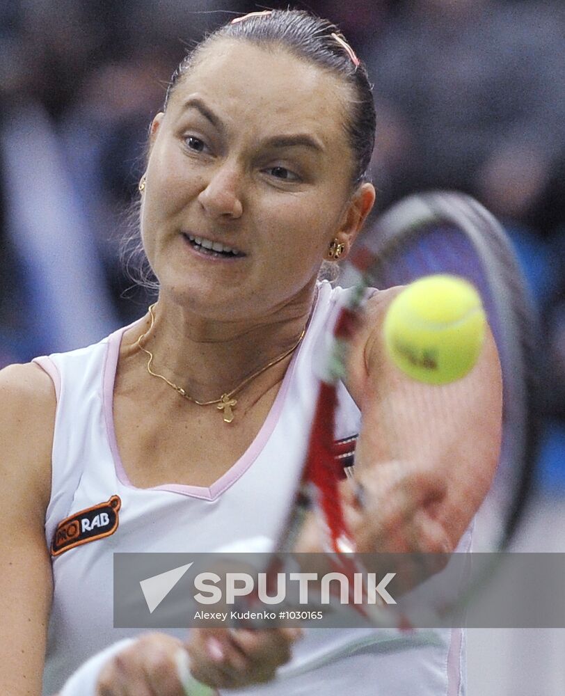 Tennis. 2012 Fed Cup. Russia vs. Spain
