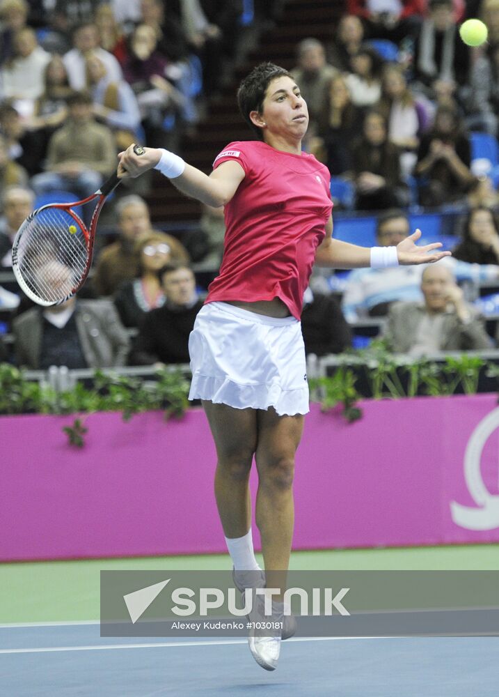 Tennis. 2012 Fed Cup. Russia vs. Spain