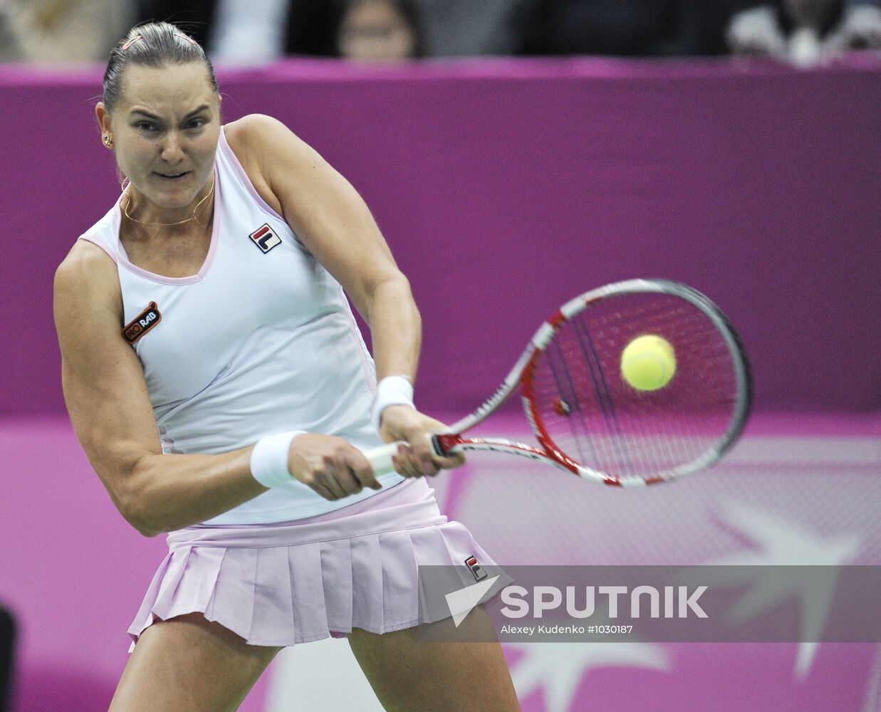 Tennis. 2012 Fed Cup. Russia vs. Spain