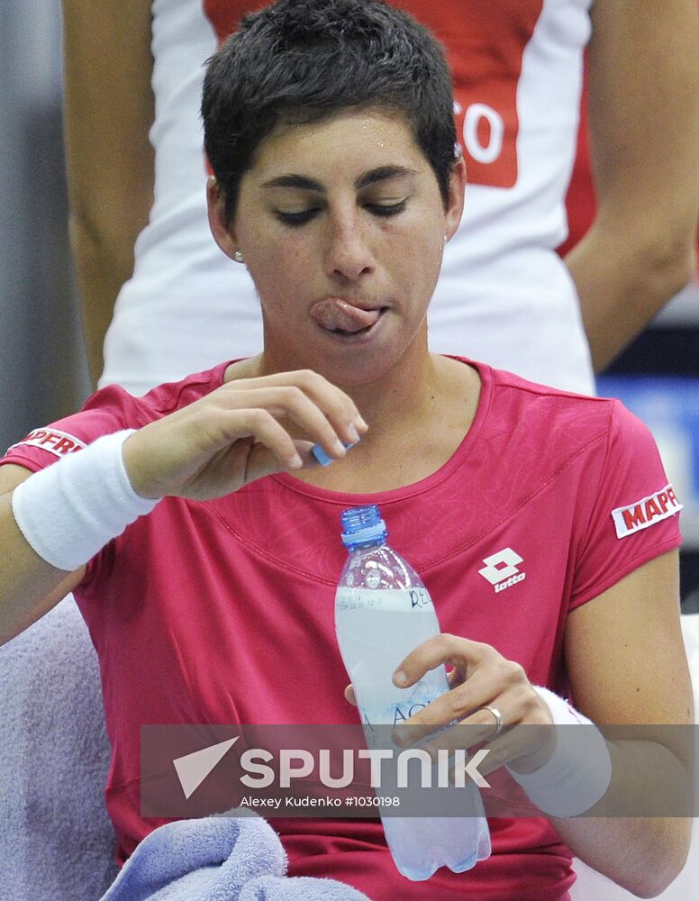 Tennis. 2012 Fed Cup. Russia vs. Spain