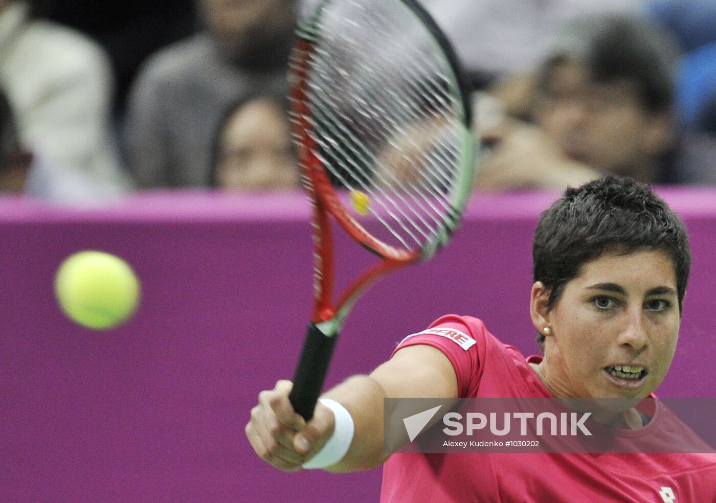Tennis. 2012 Fed Cup. Russia vs. Spain