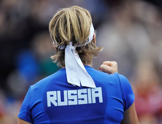 Tennis. 2012 Fed Cup. Russia vs. Spain