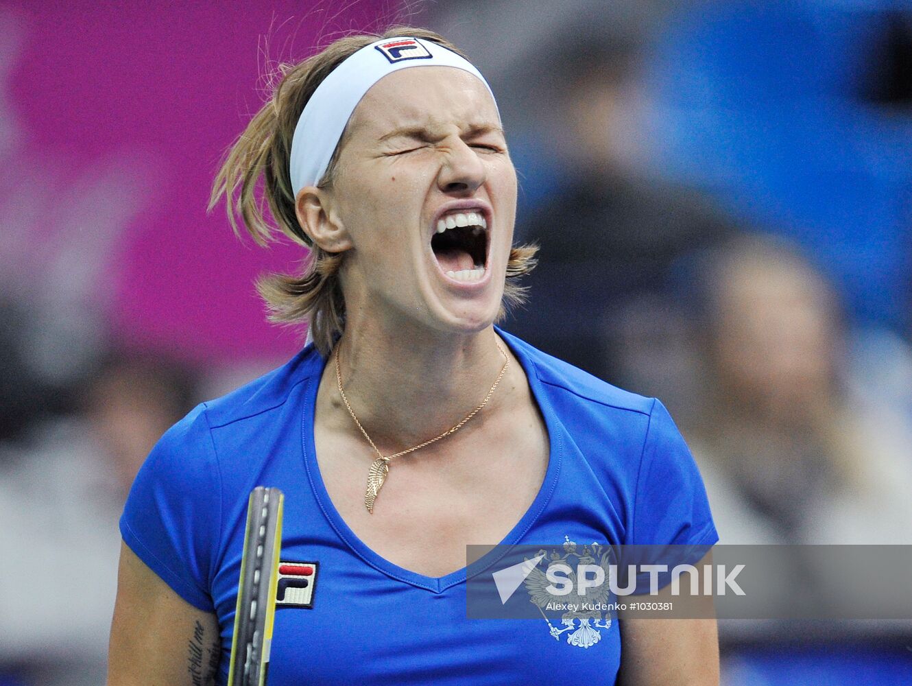 Tennis. 2012 Fed Cup. Russia vs. Spain