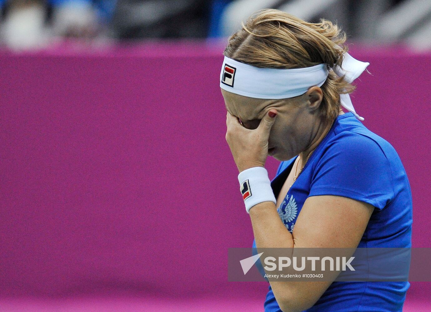 Tennis. 2012 Fed Cup. Russia vs. Spain
