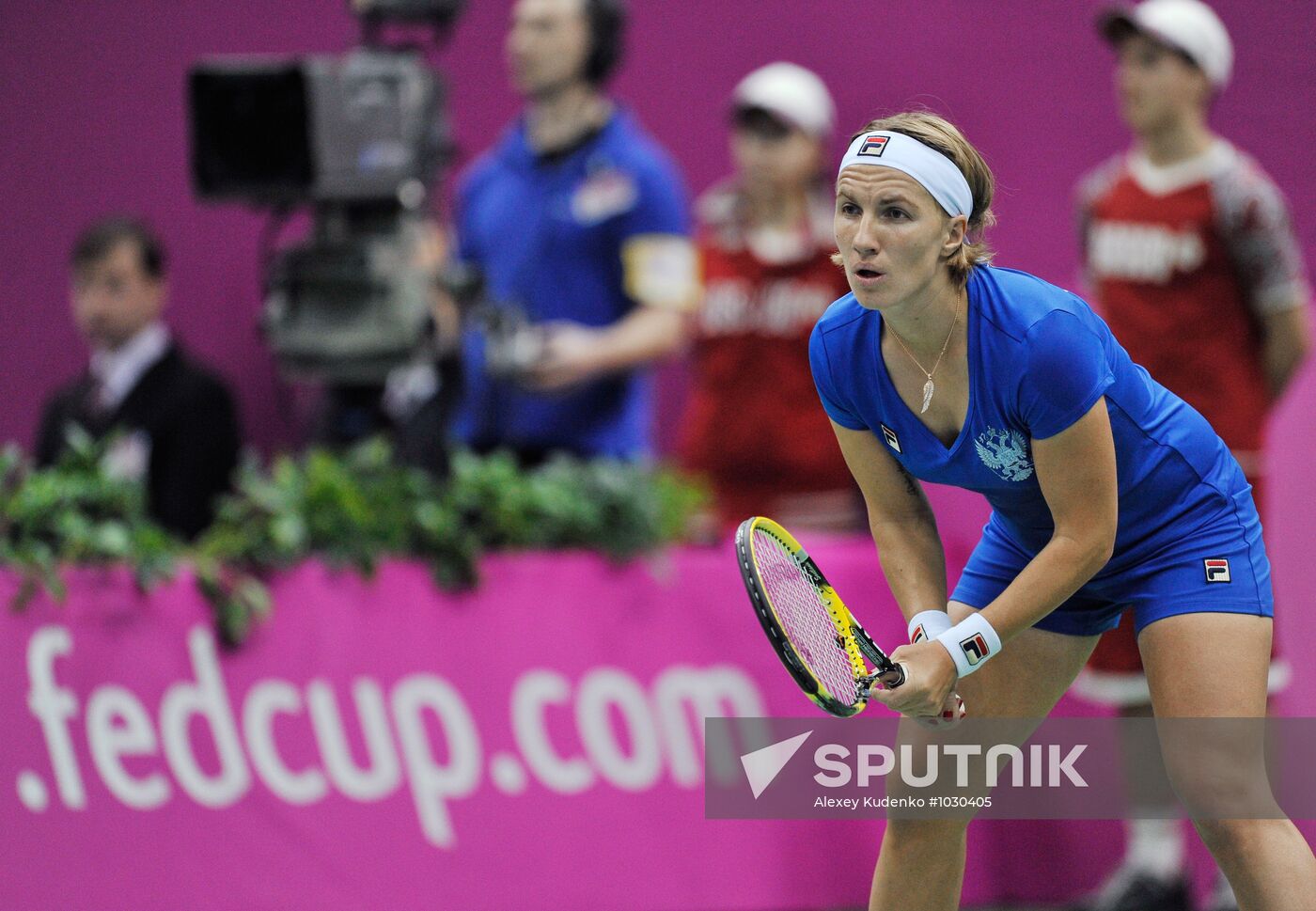 Tennis. 2012 Fed Cup. Russia vs. Spain