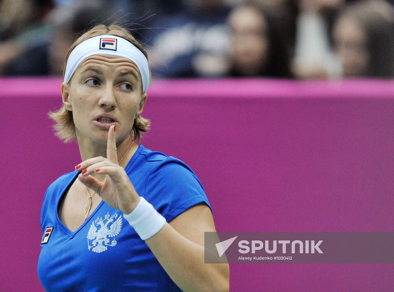 Tennis. 2012 Fed Cup. Russia vs. Spain