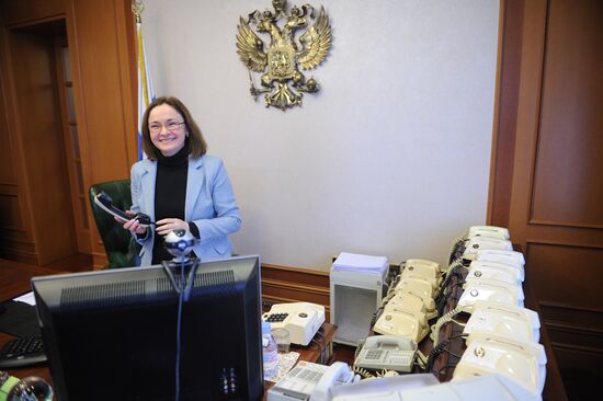 Economic Development Minister Elvira Nabiullina's office