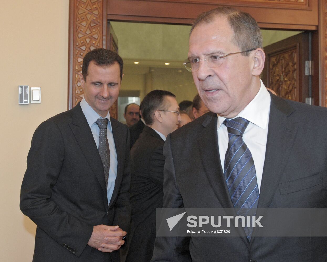 Sergei Lavrov, Mikhail Fradkov visit Syria