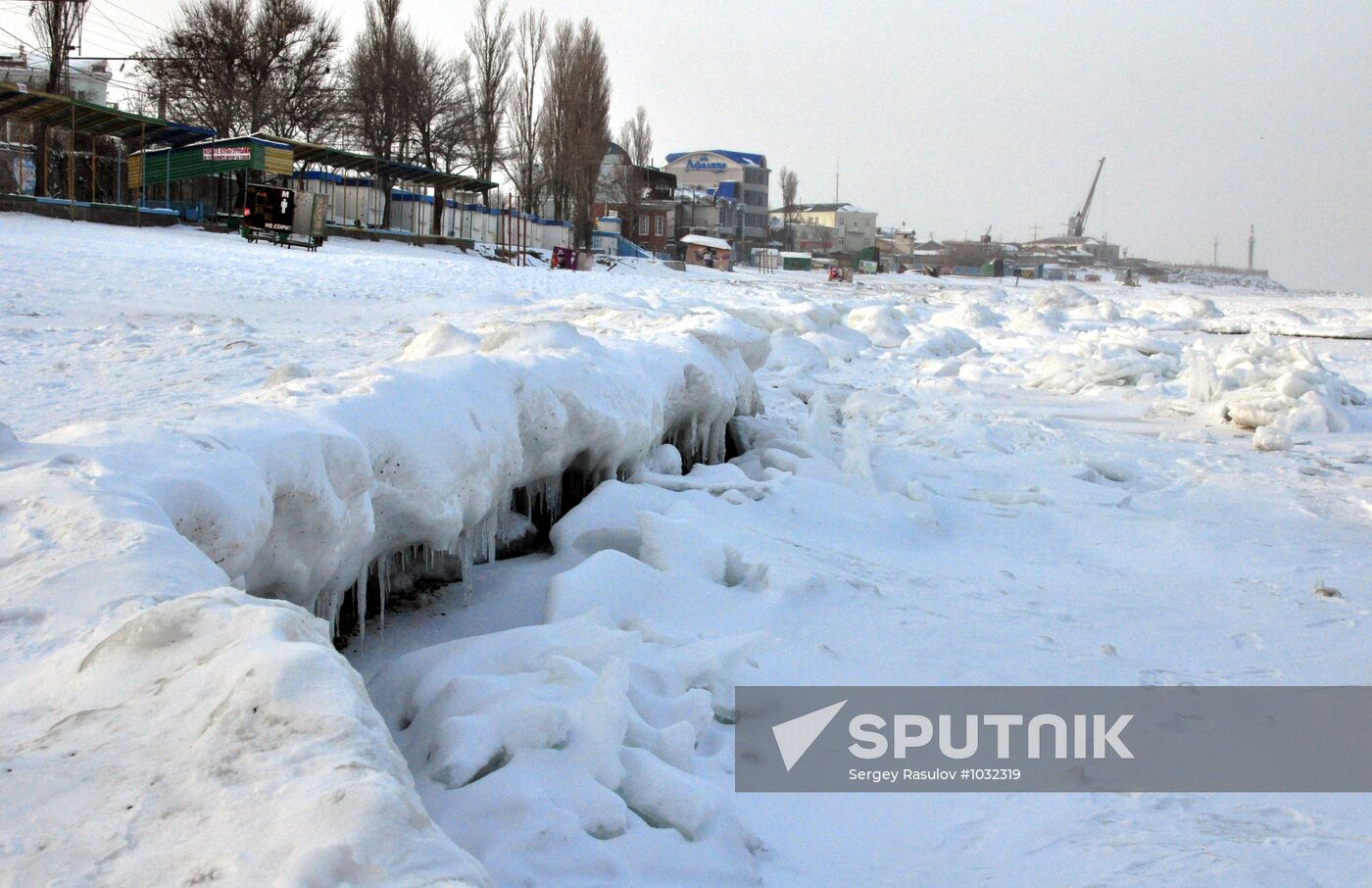 Anomalous frost in Dagestan