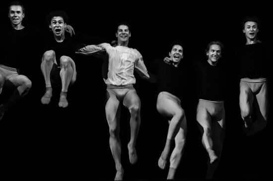 World ballet artists at rehearsal in Moscow