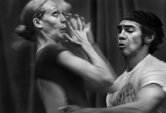 World ballet dancers rehearse in Moscow