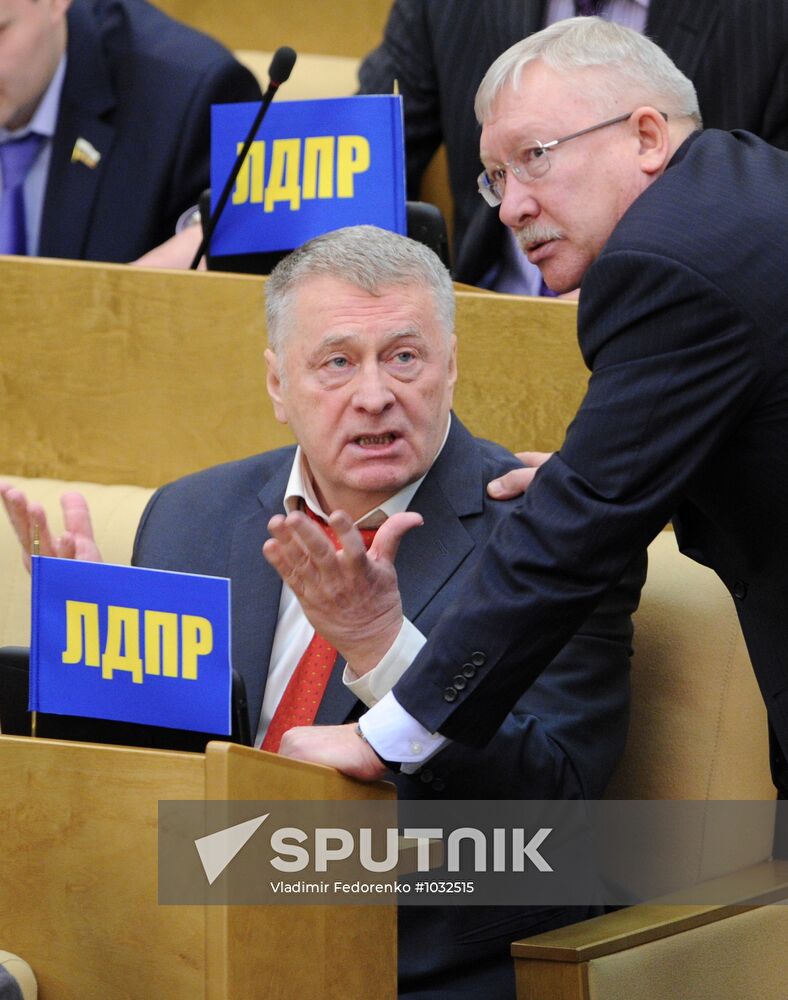 State Duma plenary session