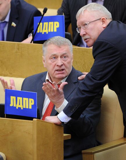 State Duma plenary session