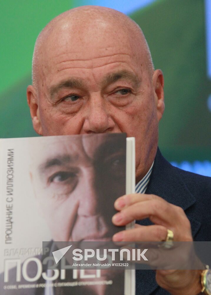 Vladimir Pozner gives news conference