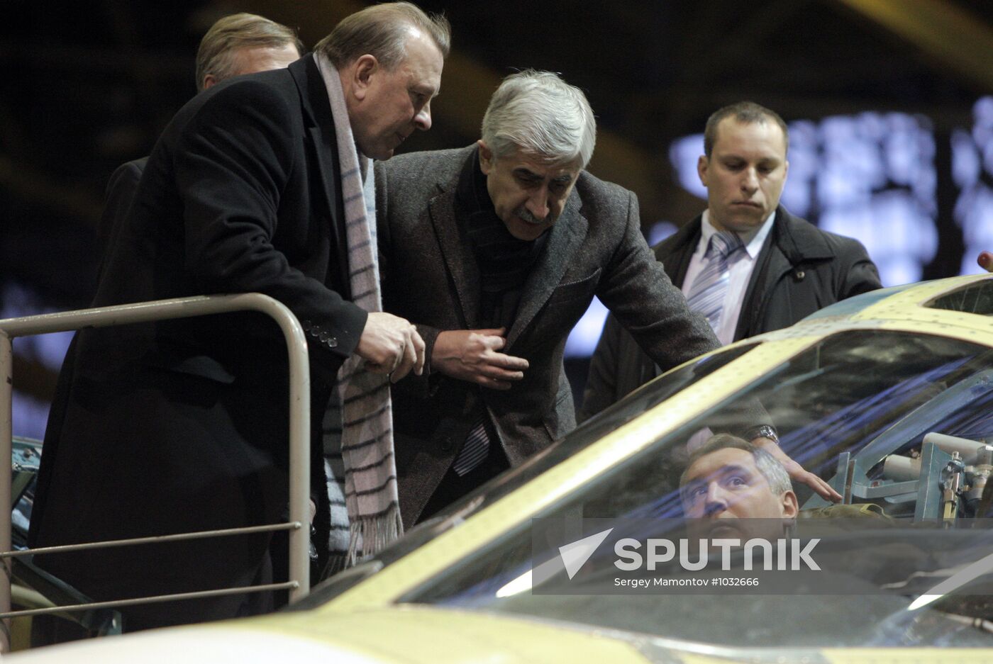 Deputy Prime Minister Dmitry Rogozin on visit to Novosibirsk