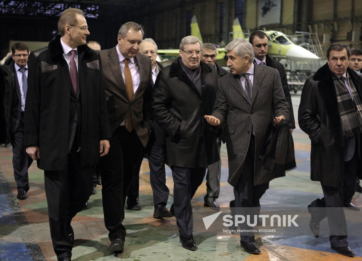Deputy Prime Minister Dmitry Rogozin on visit to Novosibirsk