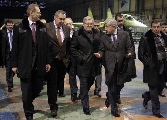 Deputy Prime Minister Dmitry Rogozin on visit to Novosibirsk
