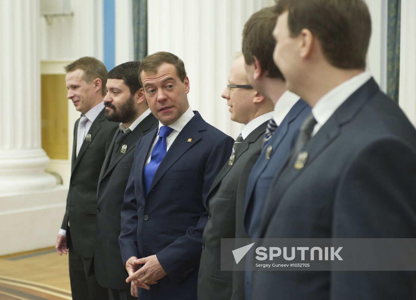 Dmitry Medvedev presents presidential awards to young scientists