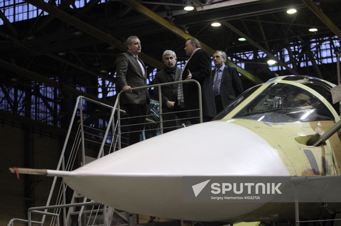 Deputy Prime Minister Dmitry Rogozin on visit to Novosibirsk